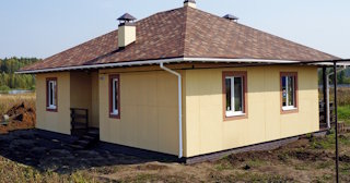 Одноэтажный дом из панелей под ключ в Дальнереченске - Строй-Длн от 132704 рублей